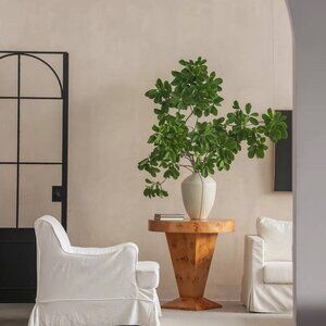 Contemporary Off-White Ceramic Vase – Statement Accent Piece